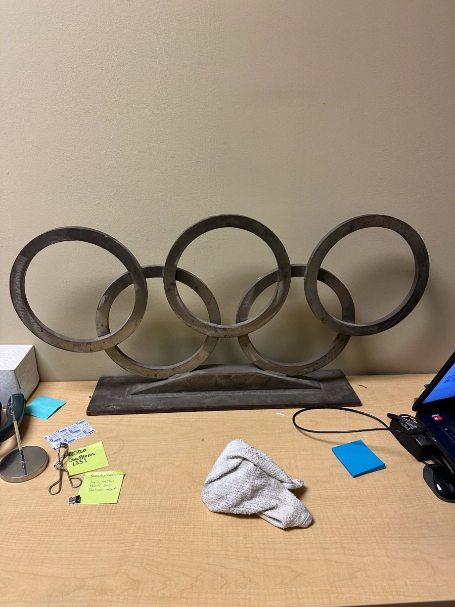 Olympic Rings Steel Sculpture