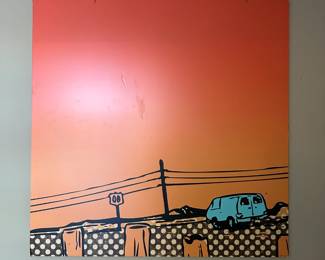 Set of (7) large format prints