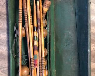 Antique Croquet set