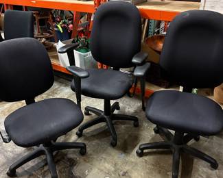 3-Set Adjustable Office Chairs