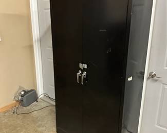 (2) 6' Metal Storage Cabinets
