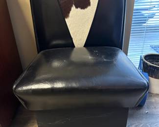 Diner Both Seat with Cowhide Back