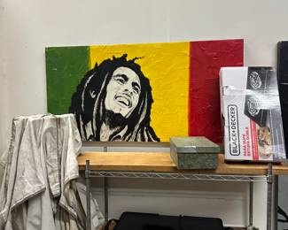 Oil on Canvas of Bob Marley