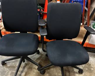 2-Set Adjustable Office Chairs