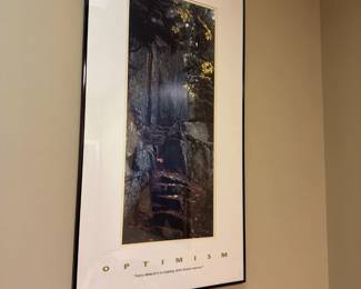 Framed 'Optimism' Office Print