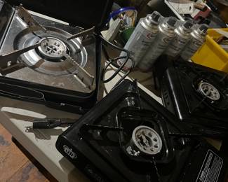 propane burners, large & small 