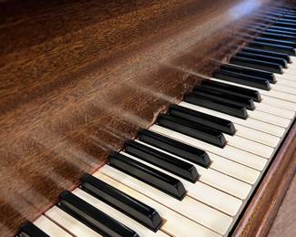 antique baby grand piano - made in Rochester