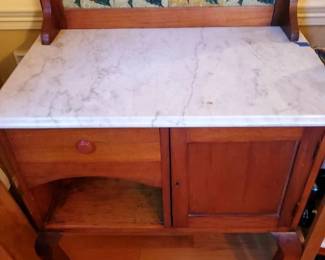Marble Top Vintage Washstand