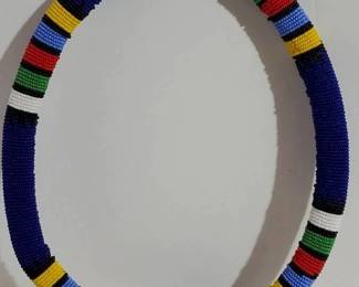 African Beaded Necklace (30")