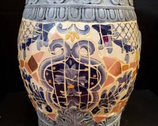 Porcelain Garden Stool (16")