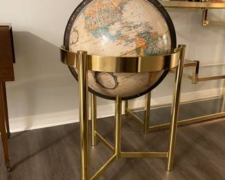 Beautiful Globe on Brass Stand