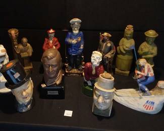 a crowd of decantors