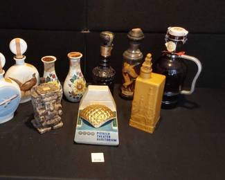 Charming assortment of decanters