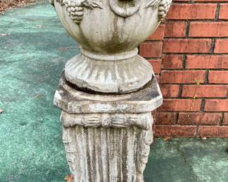 concrete planter and base