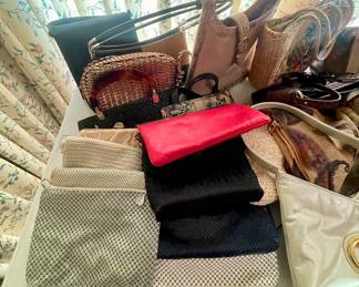 vintage purses (mesh, Brahmin, Dooney and Bourke)