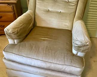 velvet  arm chair