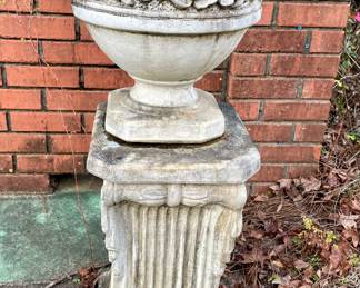 concrete planter and base