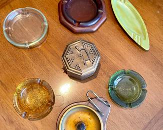 vintage ashtrays