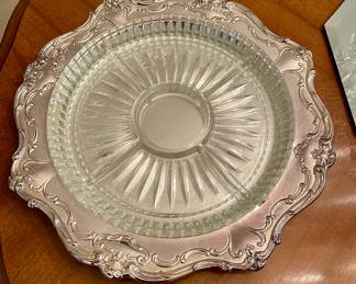 Gorham Chantilly silverplate serving platter