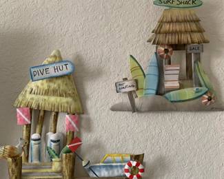 Coastal wall art (2 piece set)      $24.00