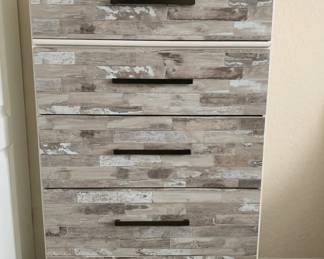 Evan Chest of Drawers by Ashley       $196.00                            L 30 1/4”
W 15 1/2”
H 51 1/2”