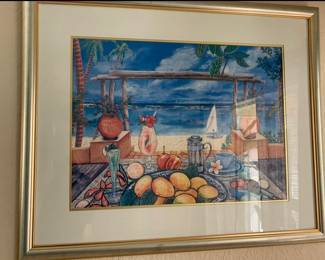 Framed Coastal Art              