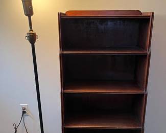 56 Three Way Floor Lamp Wooden Bookshelf