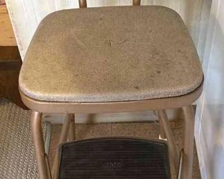 Vintage Cosco High Chair With Step Stool 