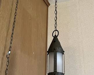 Rustic Swag Lamp