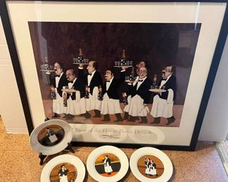 Guy Buffet Brigade Framed Print 4 Plates