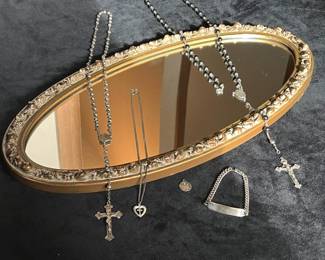 Sterling Silver Rosaries, Necklace, Bracelet