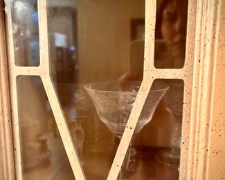 Refinished antique Duncan Phyfe buffet, dining table, 6 chairs, and china cabinet