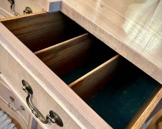 Refinished antique Duncan Phyfe buffet, dining table, 6 chairs, and china cabinet