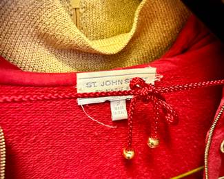 Designer clothes, including St. John's