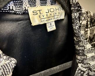Designer clothes, including St. John's