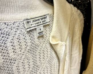 Designer clothes, including St. John's