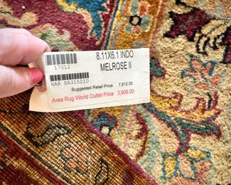 Second of 3 oriental rugs