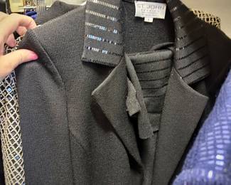 Designer clothes, including St. John's