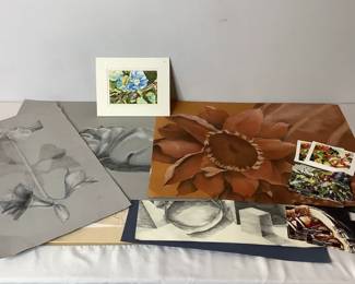 Original Unfinished Art Sketches