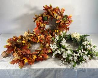  Fall and Easter Wreaths
