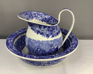 Wedgwood "Ferrara" Pitcher & Wash Basin
