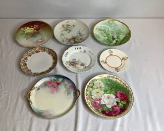 Limoges, Dresden & Antique Porcelain Plates
