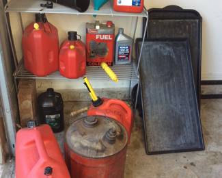 Plastic Gas Cans & Oil