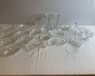 Cut Glass Serving Ware