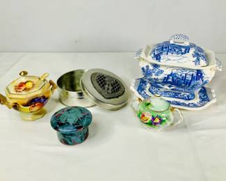 Soup Tureen and Sugar Bowl
