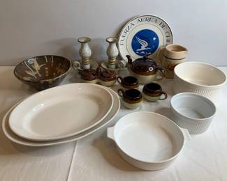 Brown and Taupe Teapot/Cups and Pottery
Starting at $5