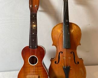 • Vintage Violin & Ukulele