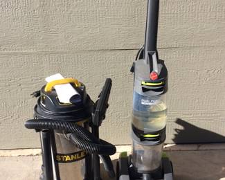  Stanley Wet/Dry Vac, Hoover Carpet Washer
