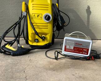 Schauer Battery Charger & Electric Power Washer
