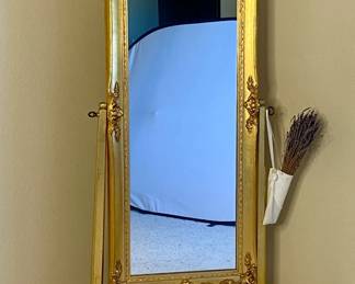 Gold Floor Mirror
